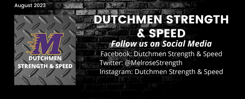 Dutchmen Strength & Speed, Follow us on Social Media, Facebook, Twitter, Instagram