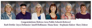 Congratulations to our Retirees