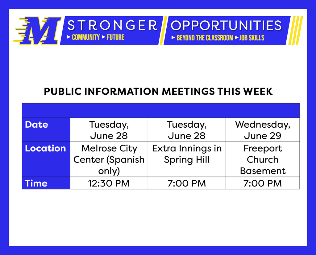 Livestream  Melrose Area Public Schools