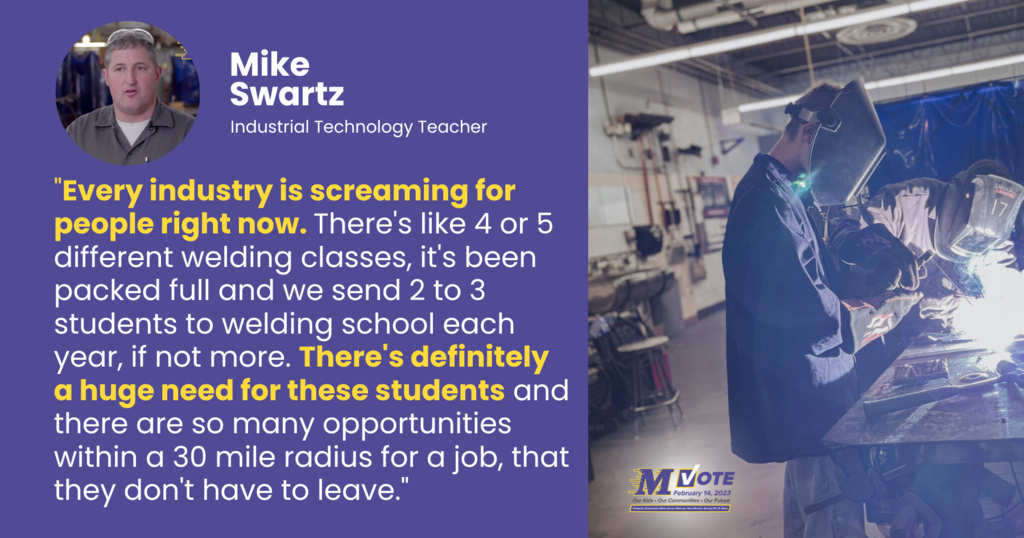 Mike Swartz, industrial technology teacher