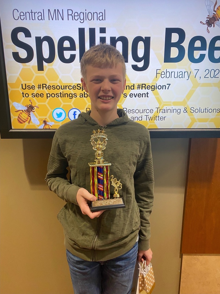Evan Meyer, 2nd place spelling bee